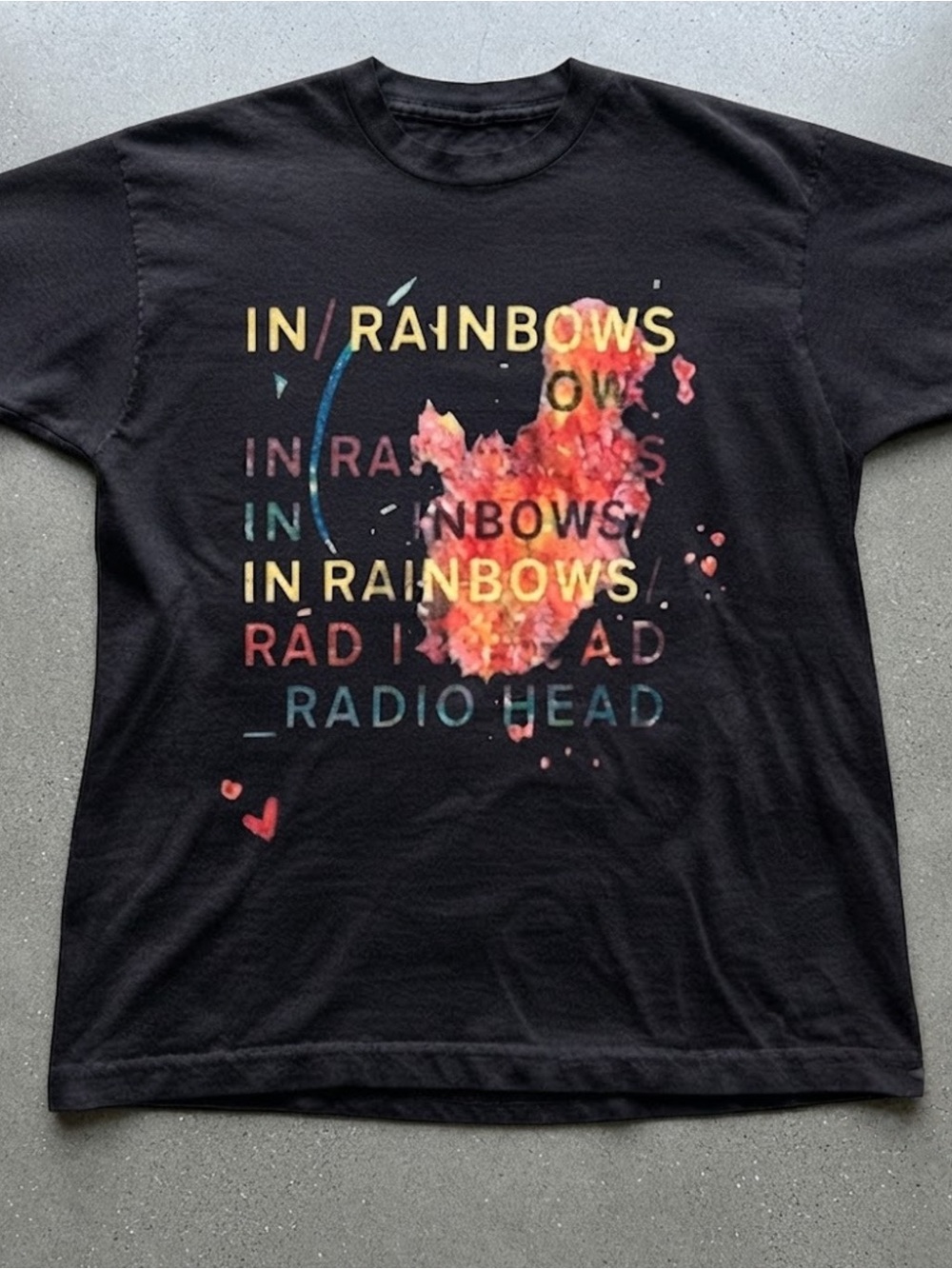 Artistic Watercolor Graphic Text Black Casual Gildan T-shirt